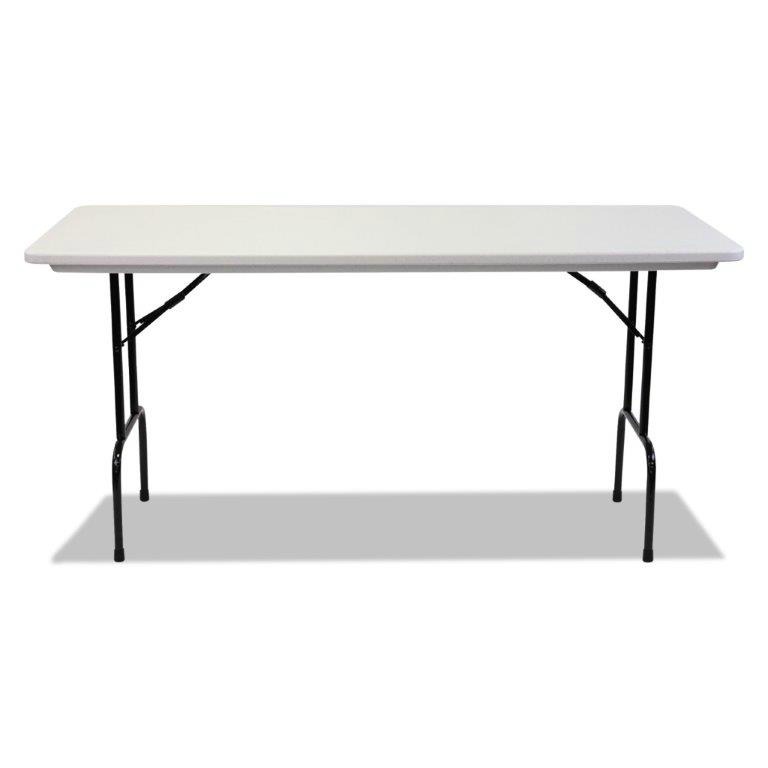30 x 72 Molded Resin Top Folding Table - 36" counter height